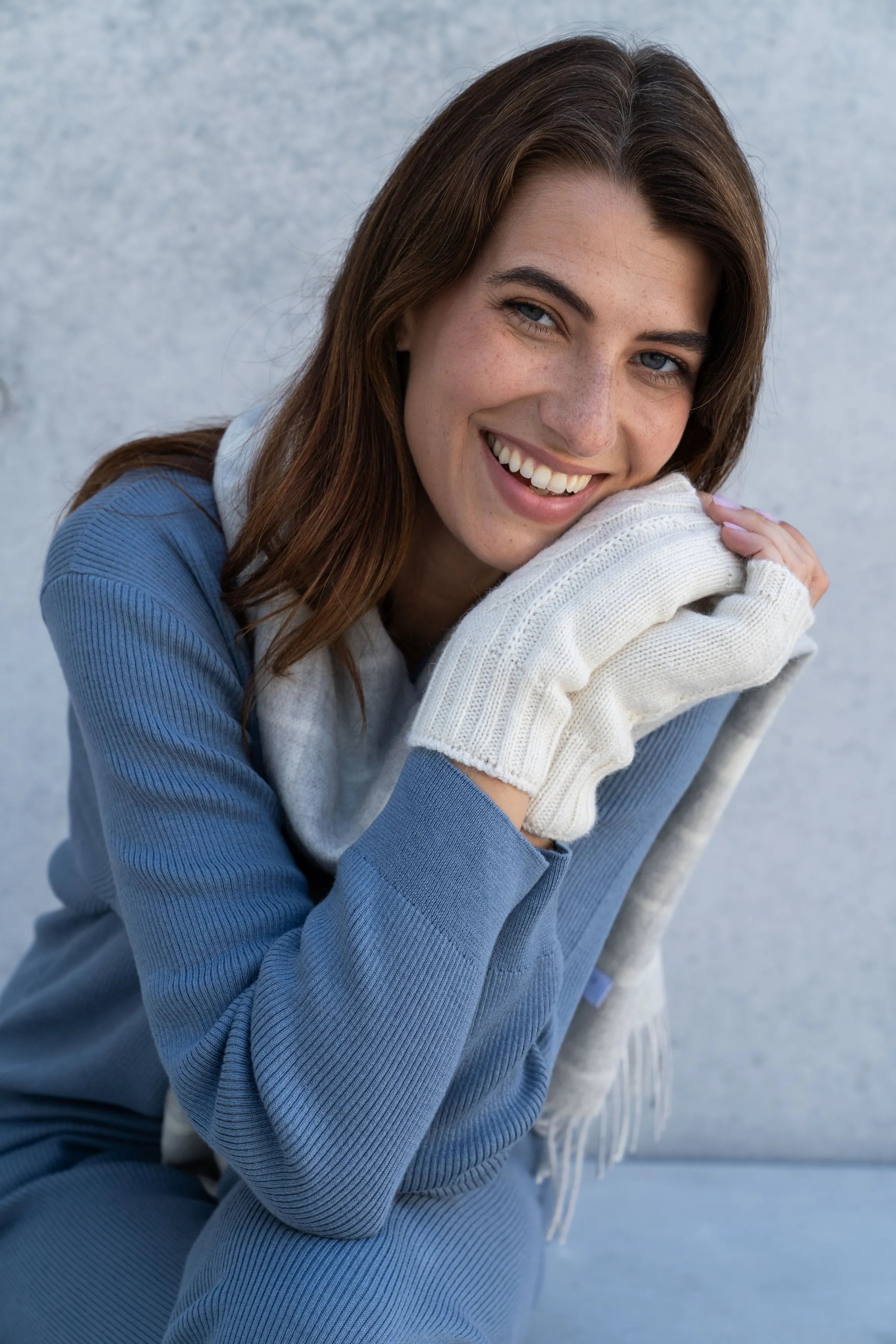 Alpaca Knit Wristwarmers