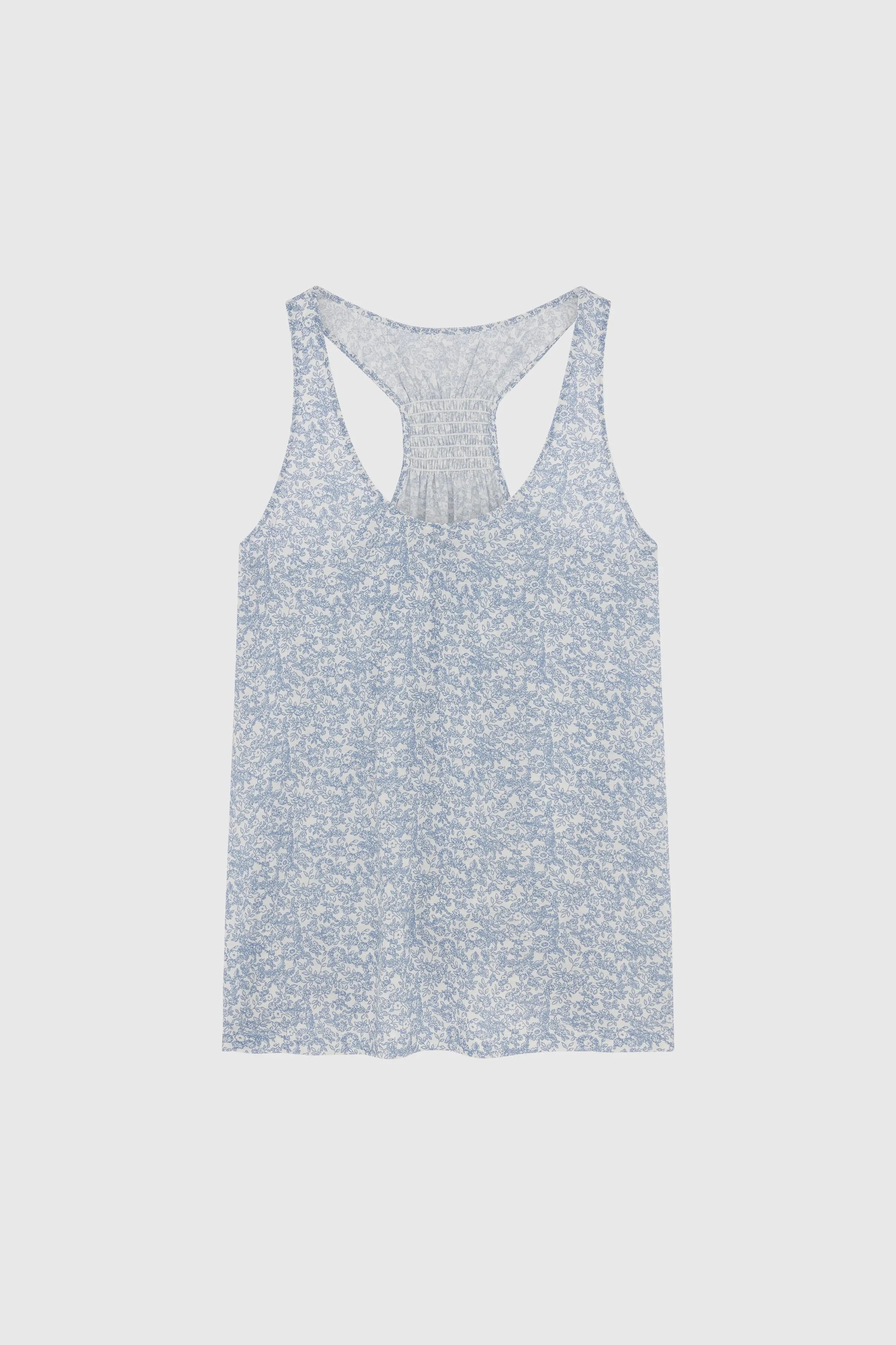Women's Patterned Sports Sleeveless Scoop Neck Tank Top by Lavender Hill Clothing