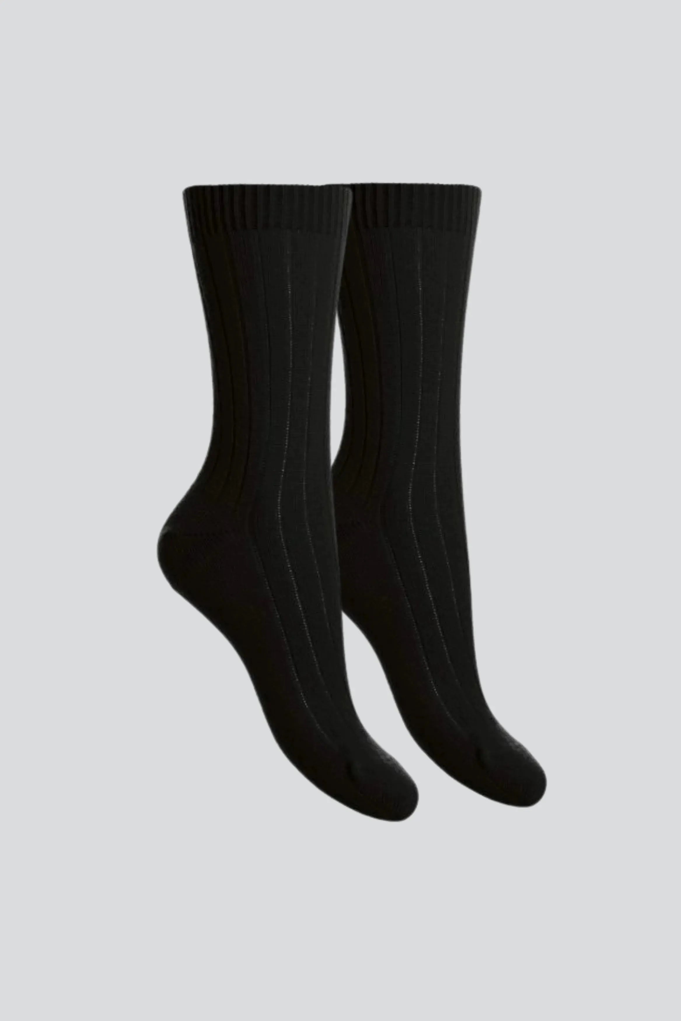Women’s black cashmere socks by Lavender Hill Clothing